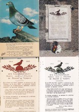 Lot de 4 cartes postales
