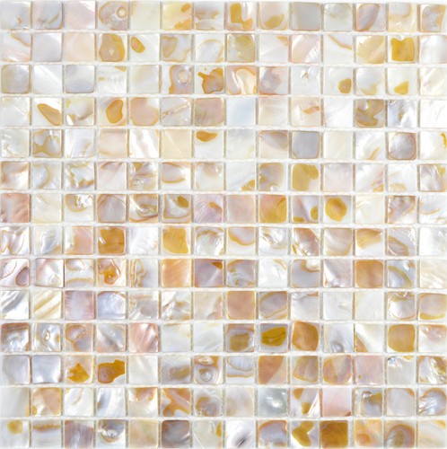 Mosaïque carreau beige - , clair