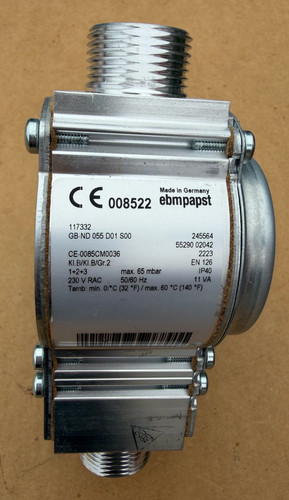 Vanne gaz ebmpapst - gaz, 117332