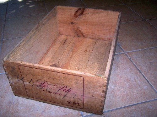 Caisse bois vide chateau - bois,