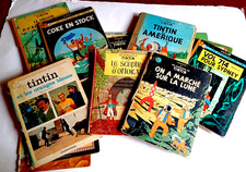 Anciennes  bd tintin 13 albums