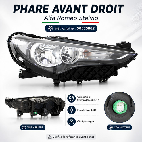 Phare avant droit pour - , alfa