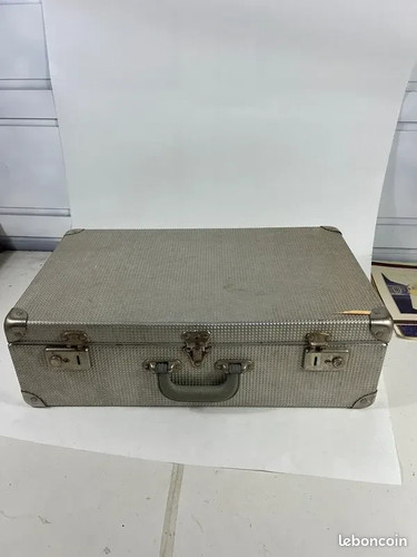 Valise vintage métal - vintage,