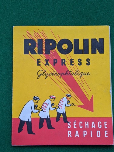 Déco rare ripolin dépliant - rare,
