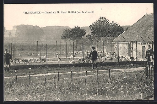 Cpa villenauxe chenil m - cpa,