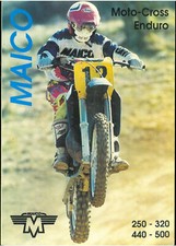 Brochure MAICO 250 / 320 / 440 et 500 MC Moto Cross - GME Enduro 1994 Catalogue