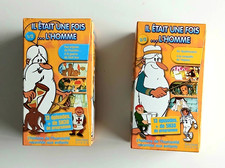 2 Coffrets VHS- Il était une fois l’Homme – 6 Cassettes SECAM VF – Bon État