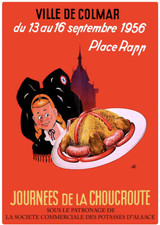 affiche poster colmar 1956