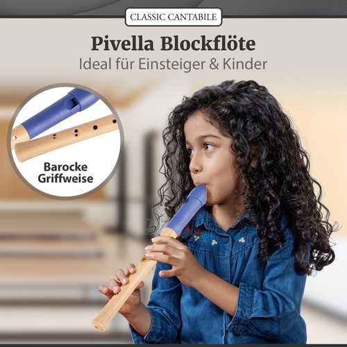 Flute bec soprano - en, bois