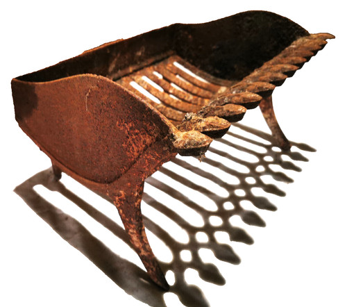 Ancien porte bûches braise - ancien,