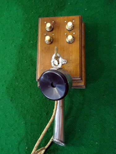 Superbe ancien telephone mural - ancien,