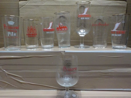 Verre ancien biere - 8, brasserie