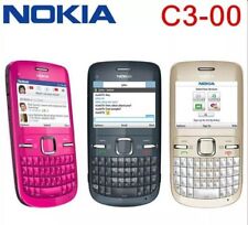 Original Nokia C3-00 2G GSM 850 / 900 / 1800 / 1900 Mobile Phone 2MP Camera 2.4"
