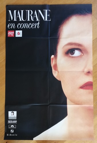 Maurane affiche concert poster - maurane,