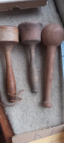 Anciens maillets marteaux