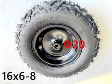 8 inch Wheel Rim Tyre Quad ATV Buggy Gokart Spline 20mm Complete Wheel 16x6-8