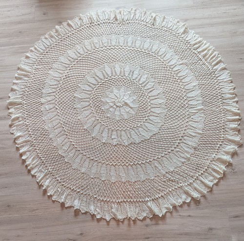 Grande nappe ronde crochet - nappe,