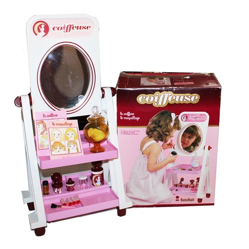 Coiffeuse rose blanche - et,
