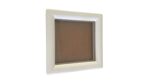 Hublot carré pvc blanc - pvc,