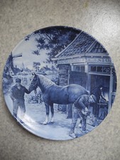 Ter Steege b.v. decorative plate Delft Blauw Holland Flat Iron Marshal