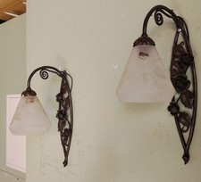 DEVEAU - Paire d'appliques ART