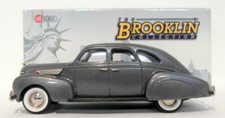 Brooklin 1/43 Scale BRK106  - 1938 Lincoln Zephyr 4Dr Sedan Gray Metallic