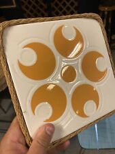 Vintage Design Antique Space Age Ceramic Coaster