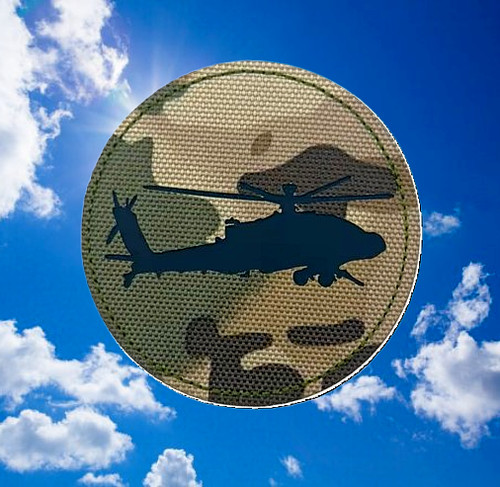 Attack helicopter cam patch - cam,