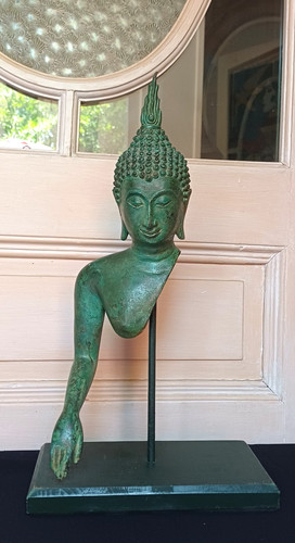Ancien buste bouddha - buste, de