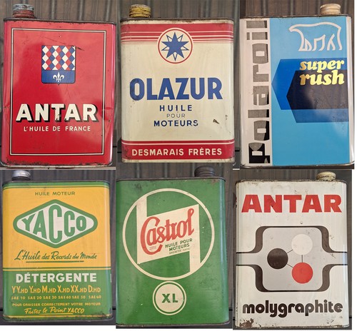 Anciens bidons huile - anciens,