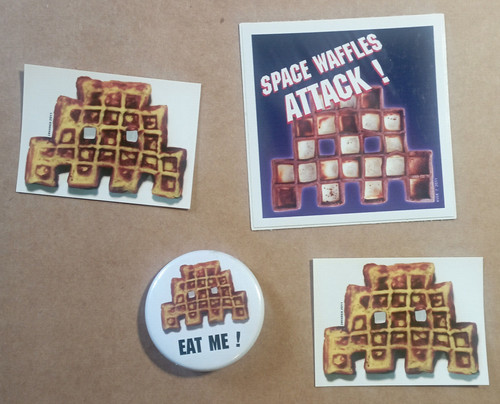 Rare invader space waffle 2011 - invader,