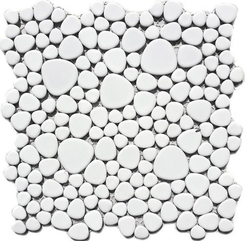 Mosaikdrops galets blanc - galets,