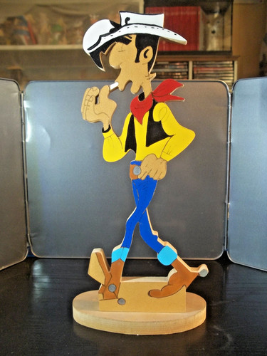 Figurine lucky luke bois - figurine,