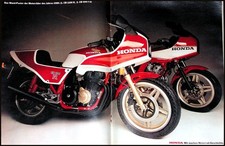 Honda CB 1100 R and CB 900 F2, poster from 1981, double side!!