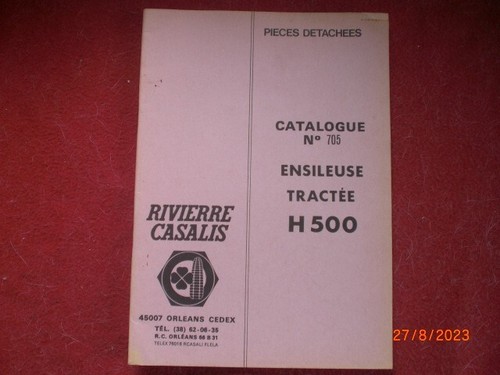 Catalogue des pieces - catalogue,