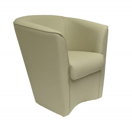 Fauteuil éco cuir gris - fauteuil, éco-cuir
