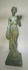 Statue bronze Déesse Hébé