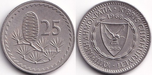 Mils 1968 cyprus chypre - mils,