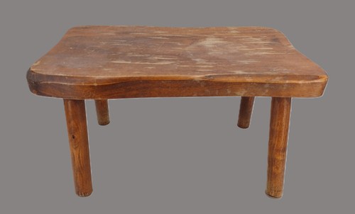 Petit tabouret bois alpage - en,