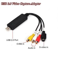 D'acquisition Vidéo USB 2.0 AV TV DVD DVR Carte de Capture Audio Stéréo