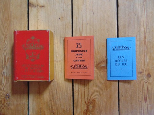Jeu cartes lexicon - jeu, de