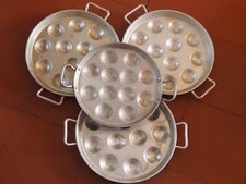 4 Plats 12 Escargots en alu