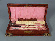 Antique writing box, complete inkwell, pen holder etc. circa 1900 C435