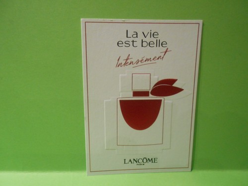 Carte pulicitaire lancome - ,
