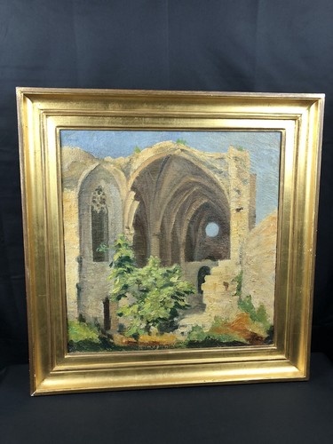 Huile sur toile ecole - sur,