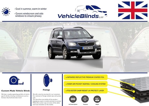 Stores furtifs pour skoda yeti - pour,