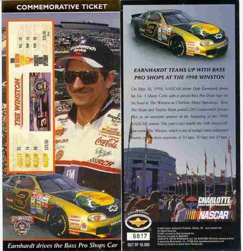Dale earnhardt drives the bass - earnhardt,