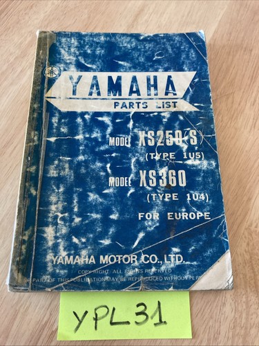 Yamaha xs250 1u5 xs350 - yamaha,