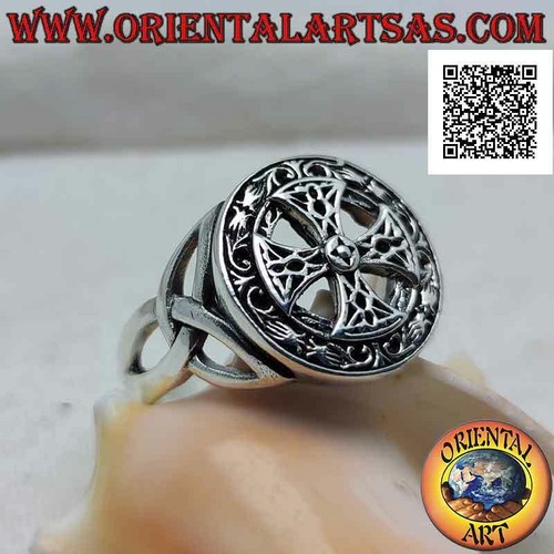 Bague argent 925 croix - en,