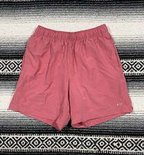 Unipro Qwick-Dry Running Shorts Mens M Pink 7” Inseam Stretch Pockets Gym